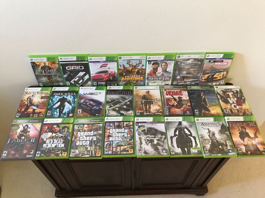 JUST ADDED - (23) Lot Of Xbox 360 Console Video Games [Photo 2]