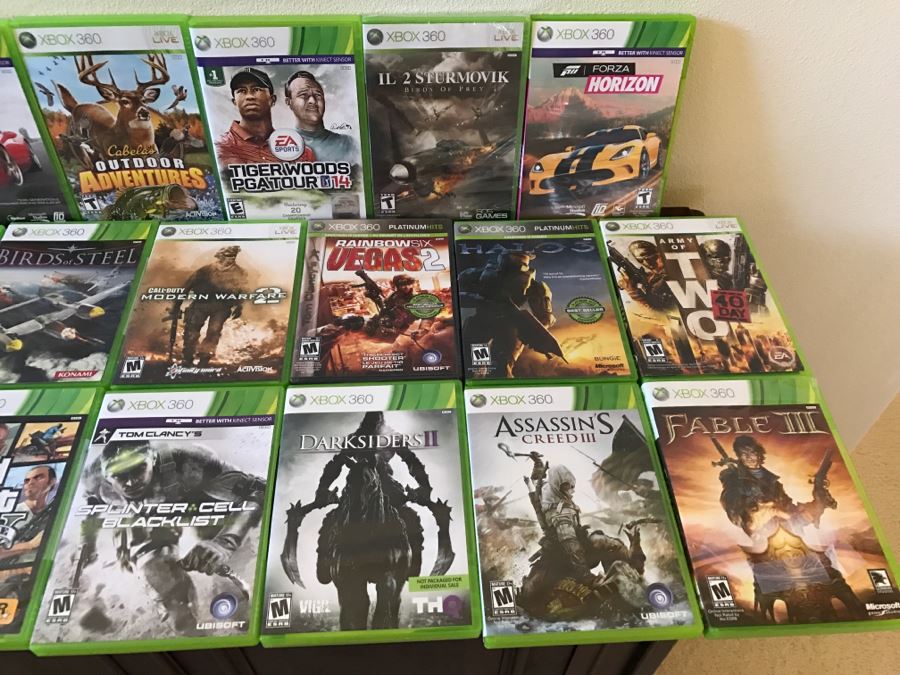 JUST ADDED - (23) Lot Of Xbox 360 Console Video Games [Photo 5]