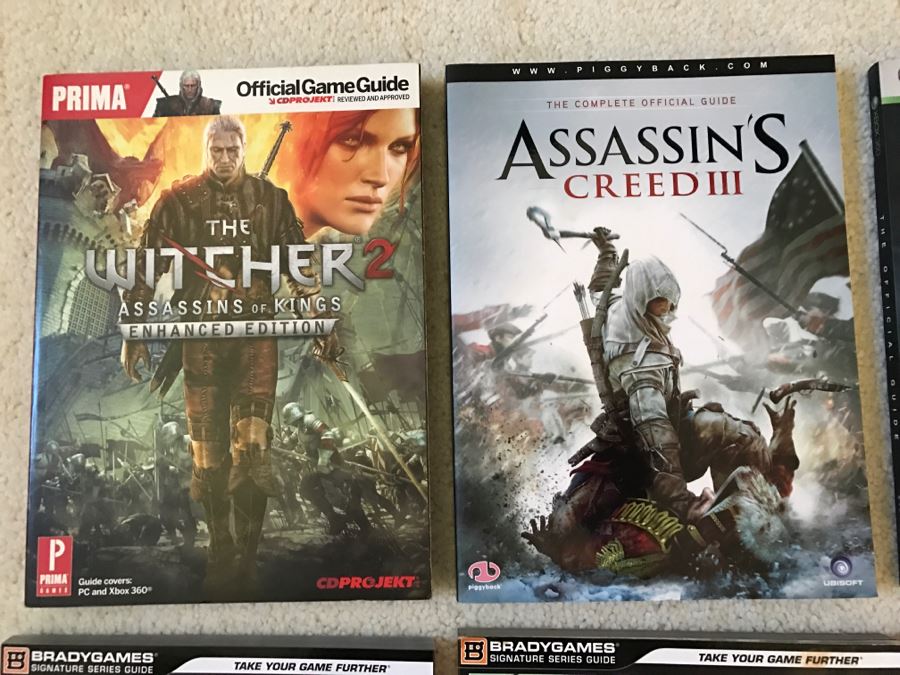 JUST ADDED - (10) Collection Of Video Game Official Game Guides Books [Photo 2]