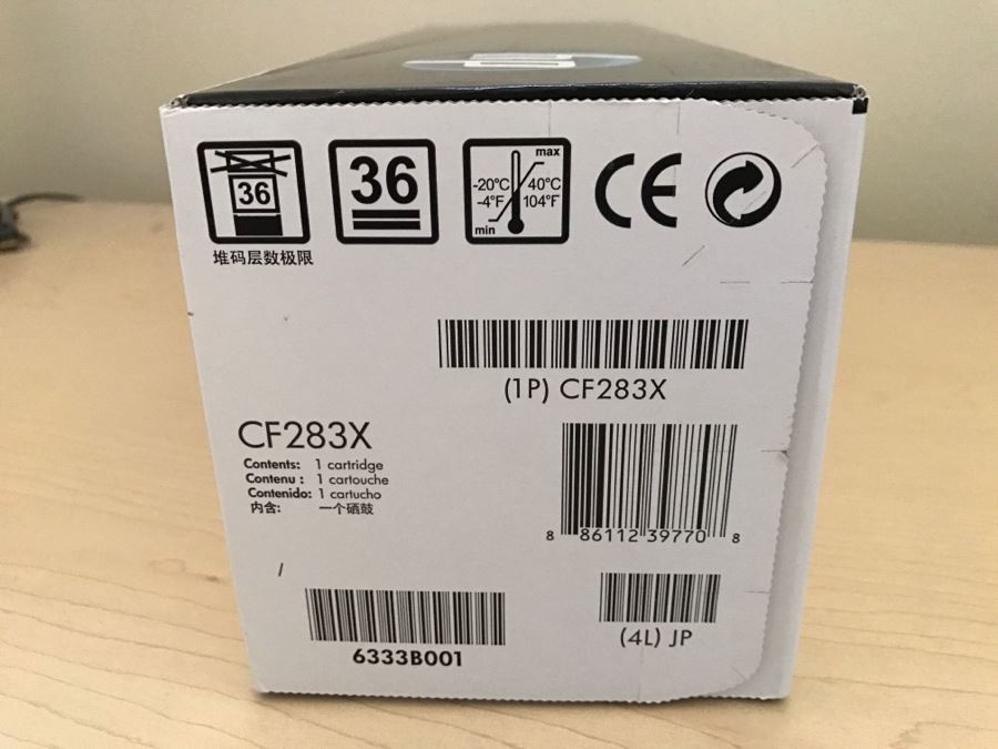 JUST ADDED - New Box Of HP LaserJet Black High Volume Print Cartridge 83x [Photo 3]