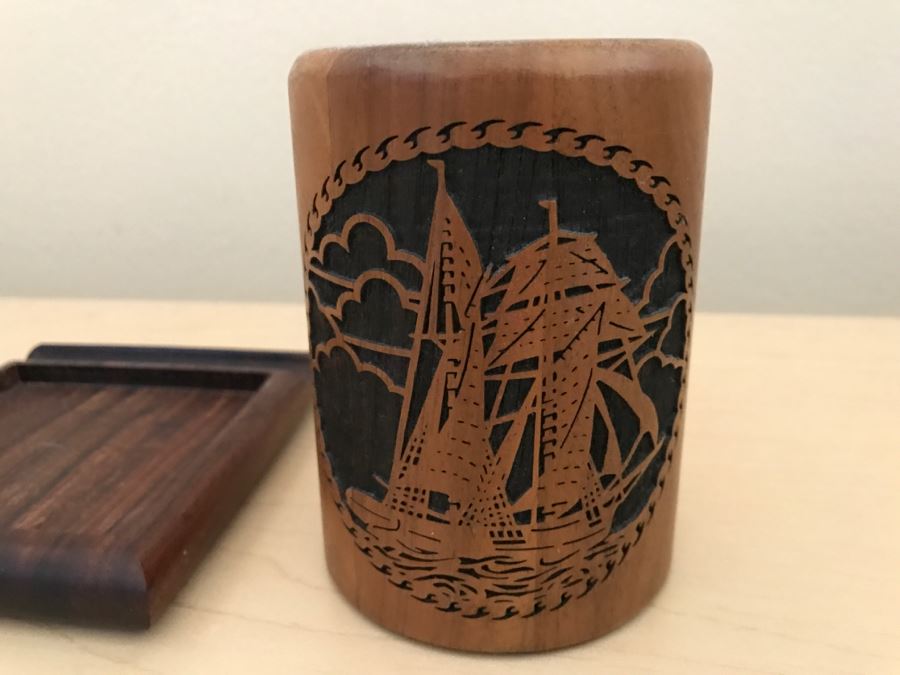 JUST ADDED - Wooden Desk Organizer Items [Photo 2]