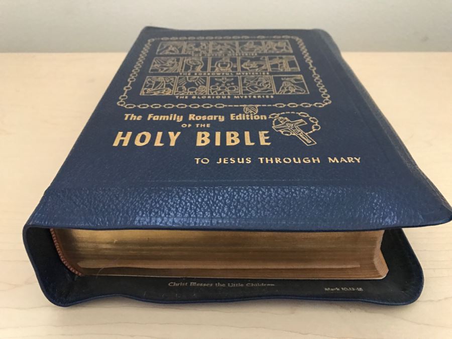 JUST ADDED - Large Holy Bible The Family Rosary Edition [Photo 2]