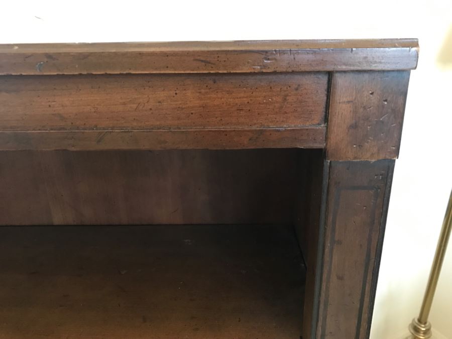 JUST ADDED - Mid-Century Wooden 4-Shelf Bookcase By Heritage Bronzini [Photo 3]