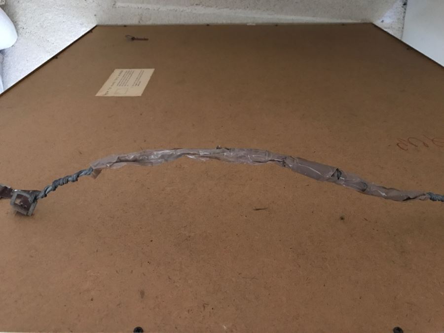 JUST ADDED - Large Beveled Glass Wall Mirror With Gold Trim Frame [Photo 7]