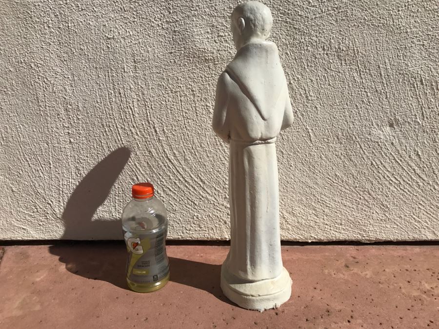 JUST ADDED - St Francis Of Assisi Statue Painted White [Photo 7]