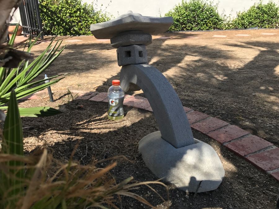 JUST ADDED - Stone Pagoda Garden Statue [Photo 5]