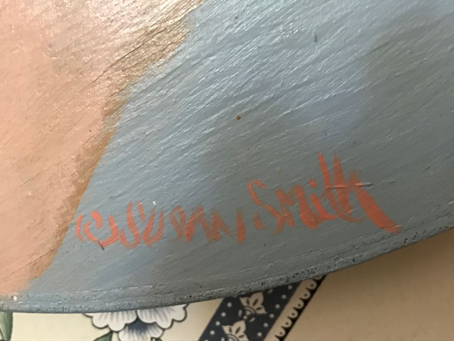 JUST ADDED - Original Hand Painted Chef Pig Artwork By Susan Smith [Photo 5]