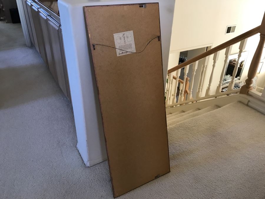 JUST ADDED - Stunning Vintage Gilt Beveled Glass Wall Mirror [Photo 7]