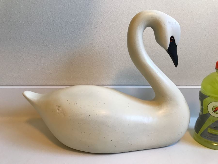 JUST ADDED - White Swan Statue