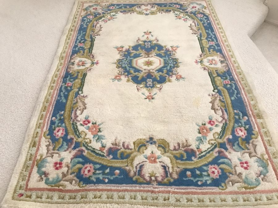 JUST ADDED - Vintage Wool Rug Apx. 6' Long [Photo 3]