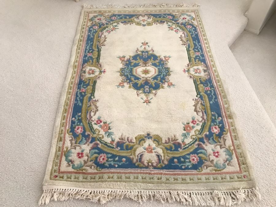 JUST ADDED - Vintage Wool Rug Apx. 6' Long [Photo 2]