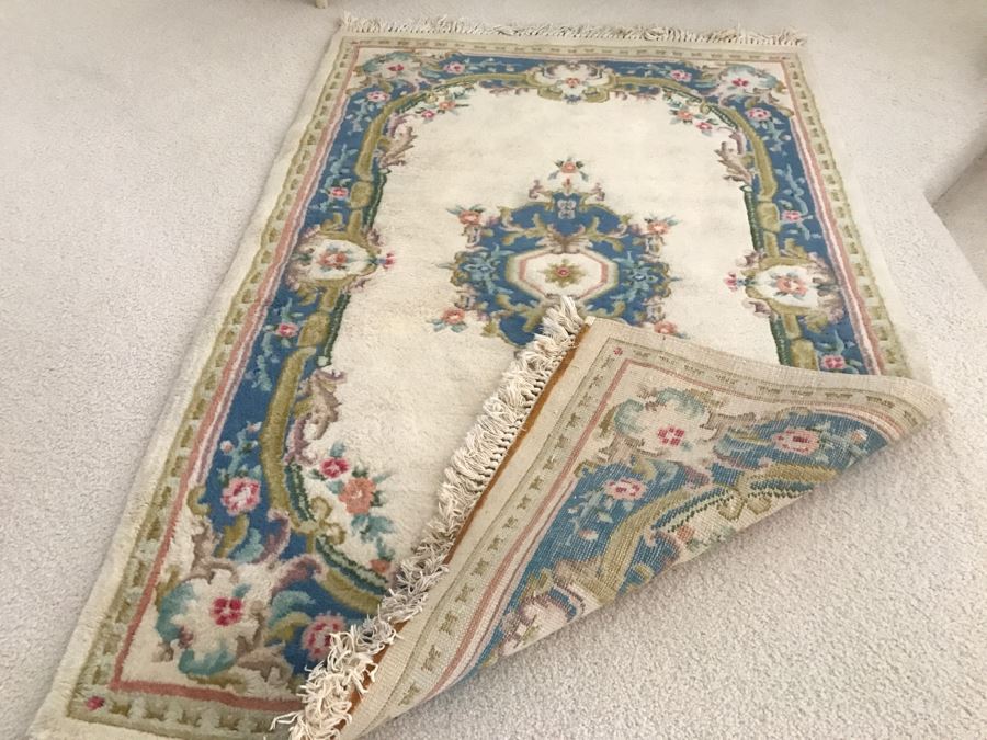 JUST ADDED - Vintage Wool Rug Apx. 6' Long [Photo 7]