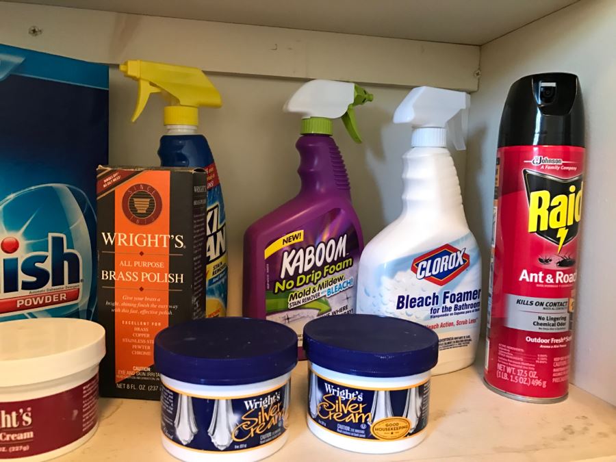 JUST ADDED - Cleaning Supply Lot, Silver Cream [Photo 4]