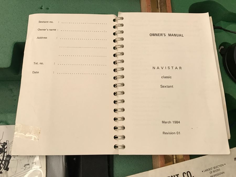 JUST ADDED - NAVISTAR Classic Sextant C. Plath With Wooden Box - Paid $1,100 [Photo 12]