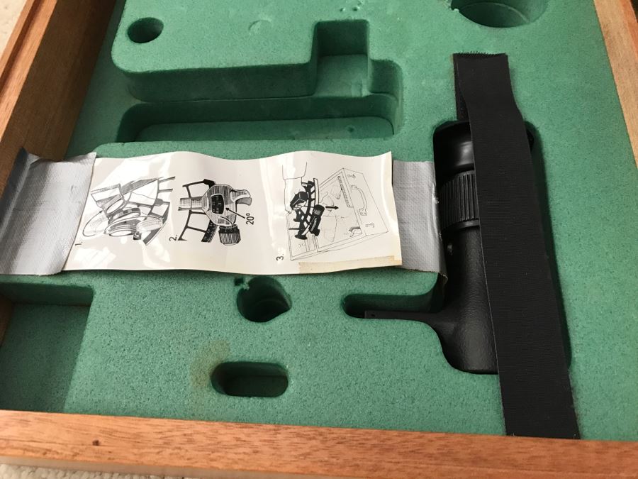 JUST ADDED - NAVISTAR Classic Sextant C. Plath With Wooden Box - Paid $1,100 [Photo 7]