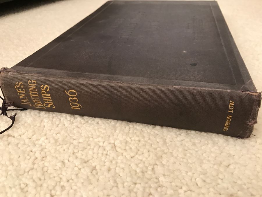 JUST ADDED - Vintage Book JANE'S Fighting Ships 1936 London Sampson Low, Marston & Co Naval Publishers [Photo 11]