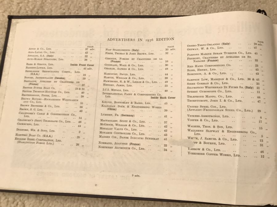 JUST ADDED - Vintage Book JANE'S Fighting Ships 1936 London Sampson Low, Marston & Co Naval Publishers [Photo 6]