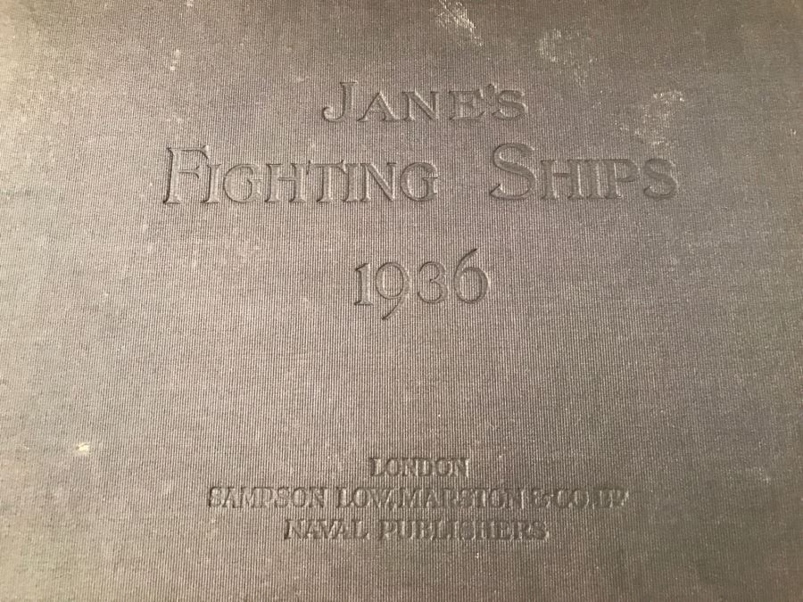 JUST ADDED - Vintage Book JANE'S Fighting Ships 1936 London Sampson Low, Marston & Co Naval Publishers [Photo 2]