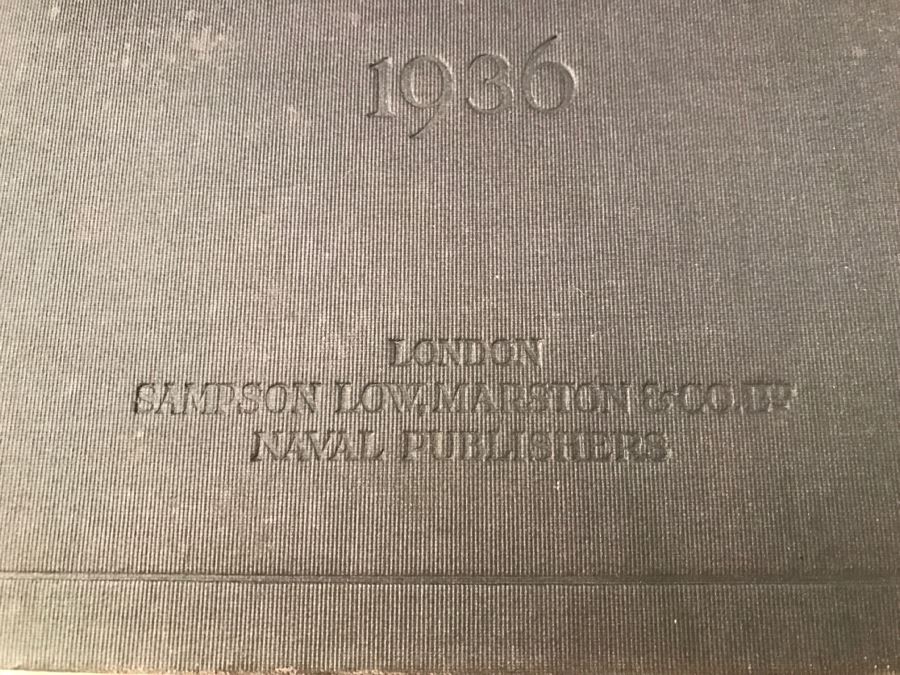 JUST ADDED - Vintage Book JANE'S Fighting Ships 1936 London Sampson Low, Marston & Co Naval Publishers [Photo 3]