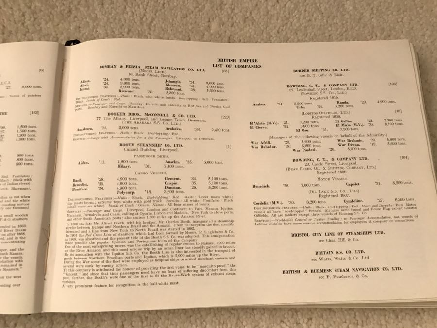 JUST ADDED - Vintage Book Merchant Ships Pay-Lieut. E.C. Talbot-Booth R.N.R. London Sampson Low, Marston & Co Naval Publishers [Photo 11]