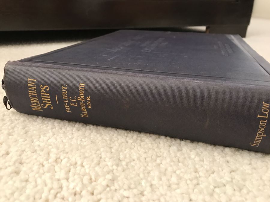 JUST ADDED - Vintage Book Merchant Ships Pay-Lieut. E.C. Talbot-Booth R.N.R. London Sampson Low, Marston & Co Naval Publishers [Photo 13]