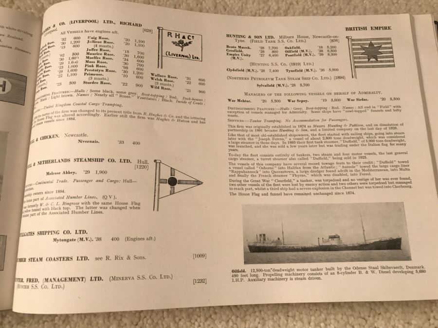 JUST ADDED - Vintage Book Merchant Ships Talbot-Booth 1944 London Sampson Low, Marston & Co Naval Publishers [Photo 8]