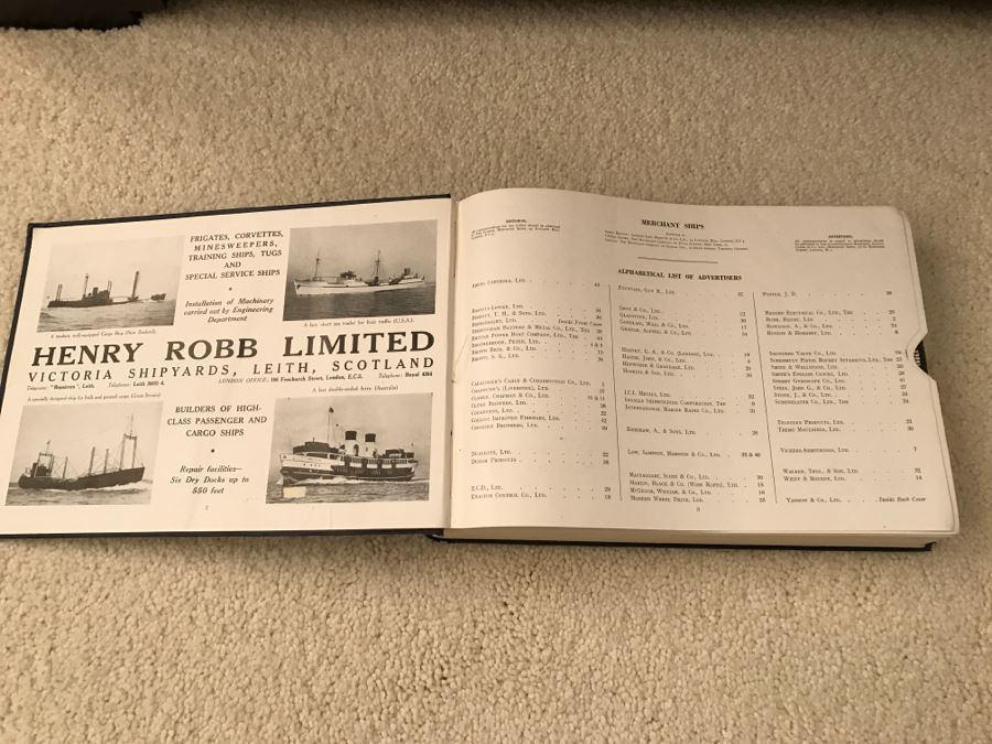 JUST ADDED - Vintage Book Merchant Ships Talbot-Booth 1944 London Sampson Low, Marston & Co Naval Publishers [Photo 4]