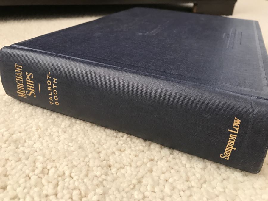 JUST ADDED - Vintage Book Merchant Ships Talbot-Booth 1944 London Sampson Low, Marston & Co Naval Publishers [Photo 9]