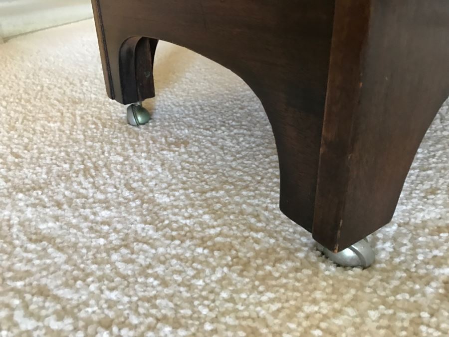 JUST ADDED - Vintage Wooden Filing Cabinet On Casters AUTOMATIC By The Automatic File & Index Co Green Bay, Wi [Photo 19]