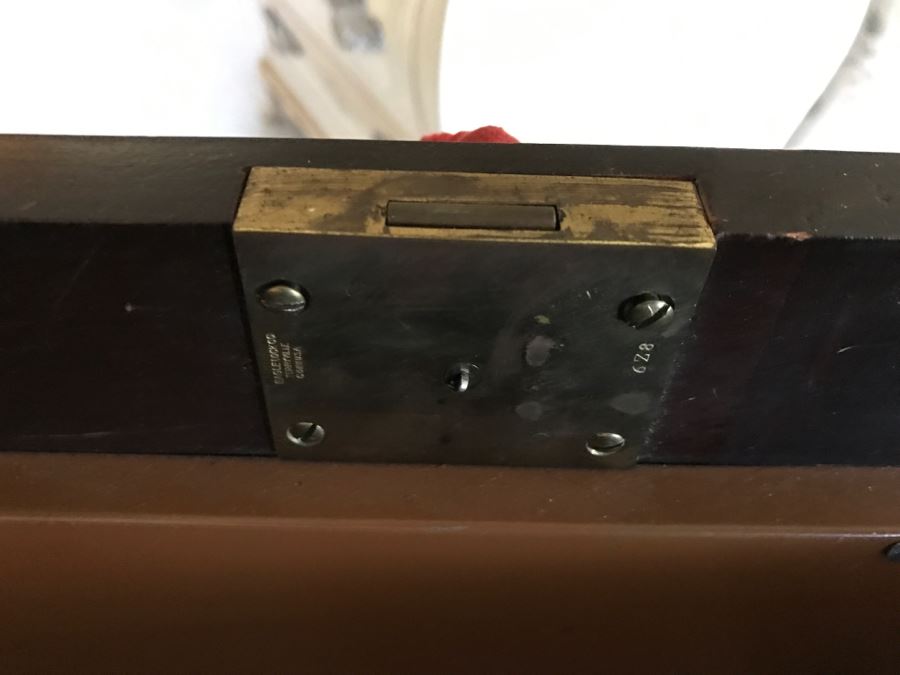 JUST ADDED - Vintage Wooden Filing Cabinet On Casters AUTOMATIC By The Automatic File & Index Co Green Bay, Wi [Photo 15]