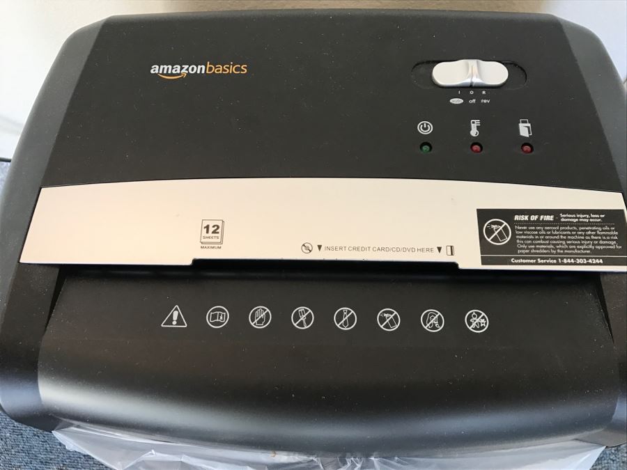 JUST ADDED - Amazon Basics Paper Shredder [Photo 2]