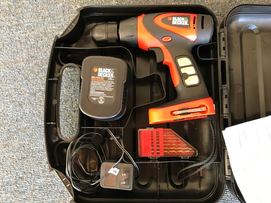 JUST ADDED - Black & Decker Portable Battery Powered Drill