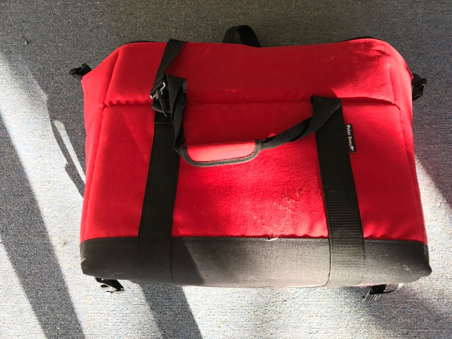 JUST ADDED - Large Red Polar Bear Cooler [Photo 6]