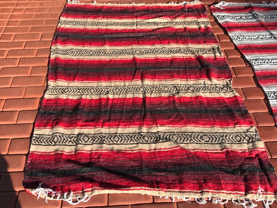 JUST ADDED - Pair Of Mexican Blankets [Photo 2]