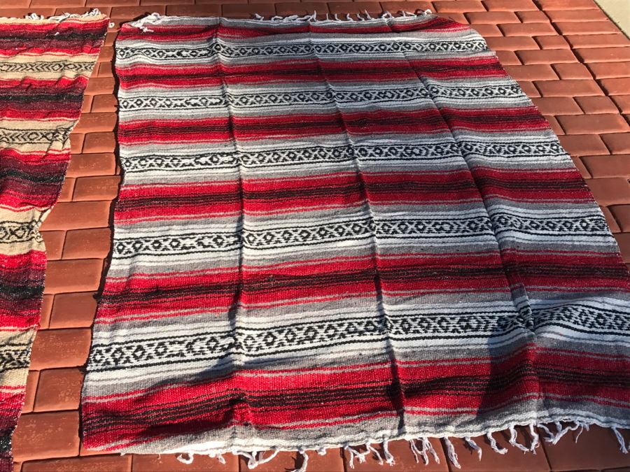 JUST ADDED - Pair Of Mexican Blankets [Photo 4]
