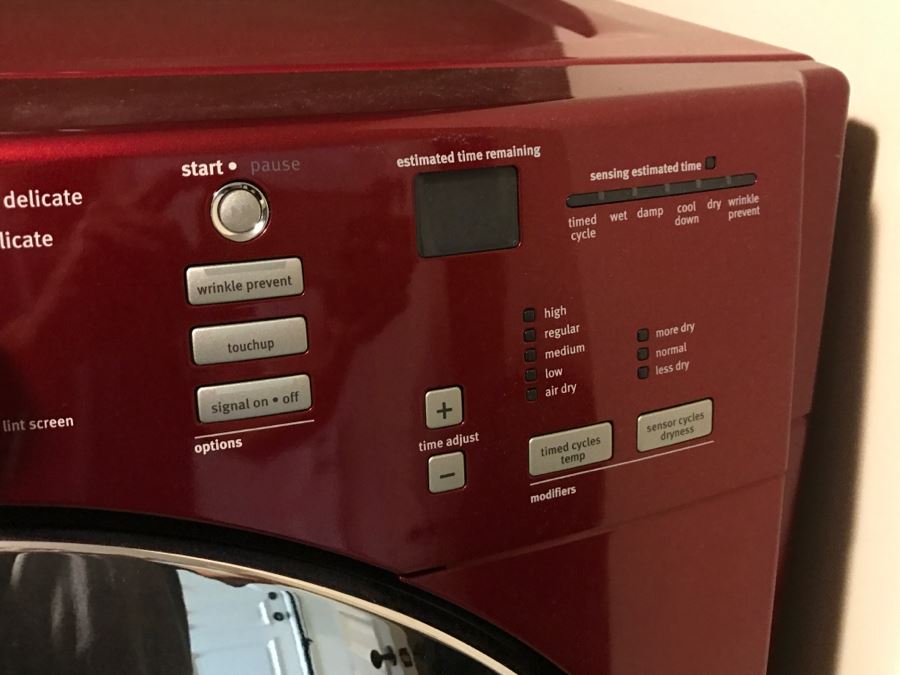 Maytag 3000 Series Red FrontLoading Washing Machine And Dryer Maytag