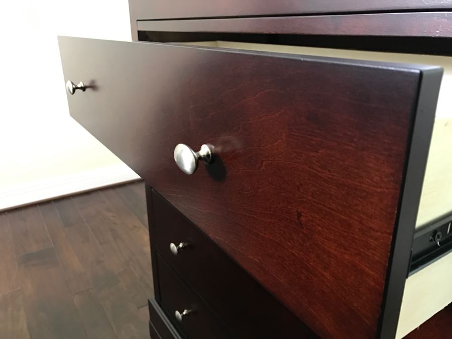 Contemporary 5-Drawer Chest Of Drawers Dresser - Never Used Guest Room [Photo 8]