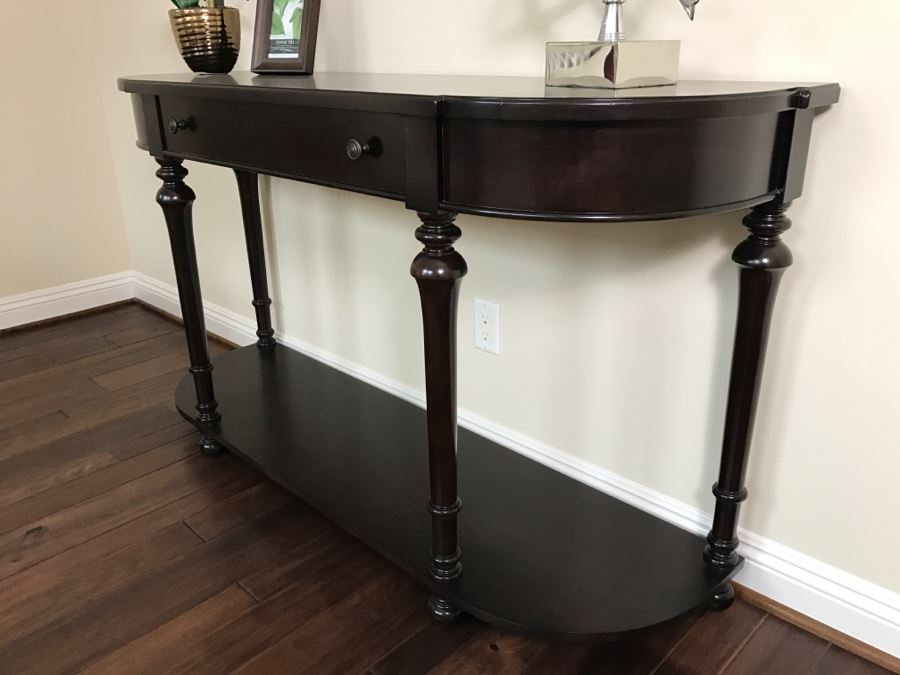 Wooden 2-Tier Console Table By Lexington  [Photo 4]