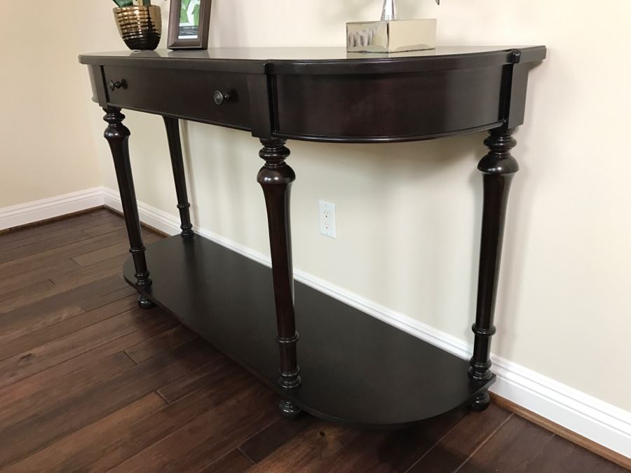 Wooden 2-Tier Console Table By Lexington  [Photo 5]