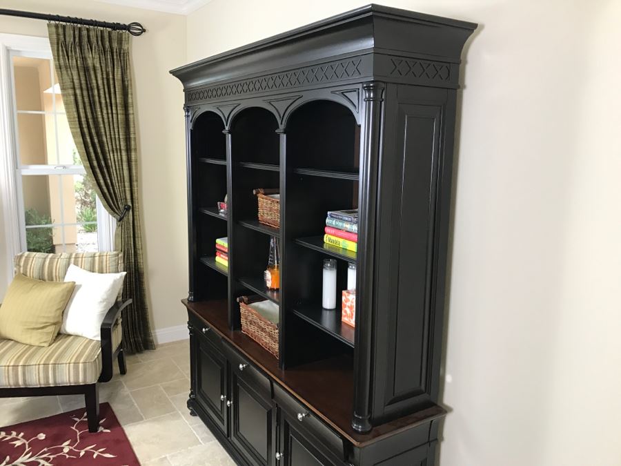 Nice Cabinet With Hutch Library Office Bookcase By Liberty Furniture Industries [Photo 5]
