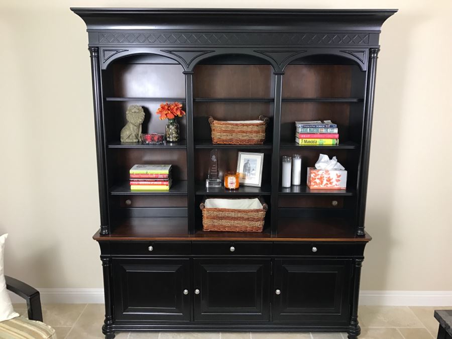 Nice Cabinet With Hutch Library Office Bookcase By Liberty Furniture Industries