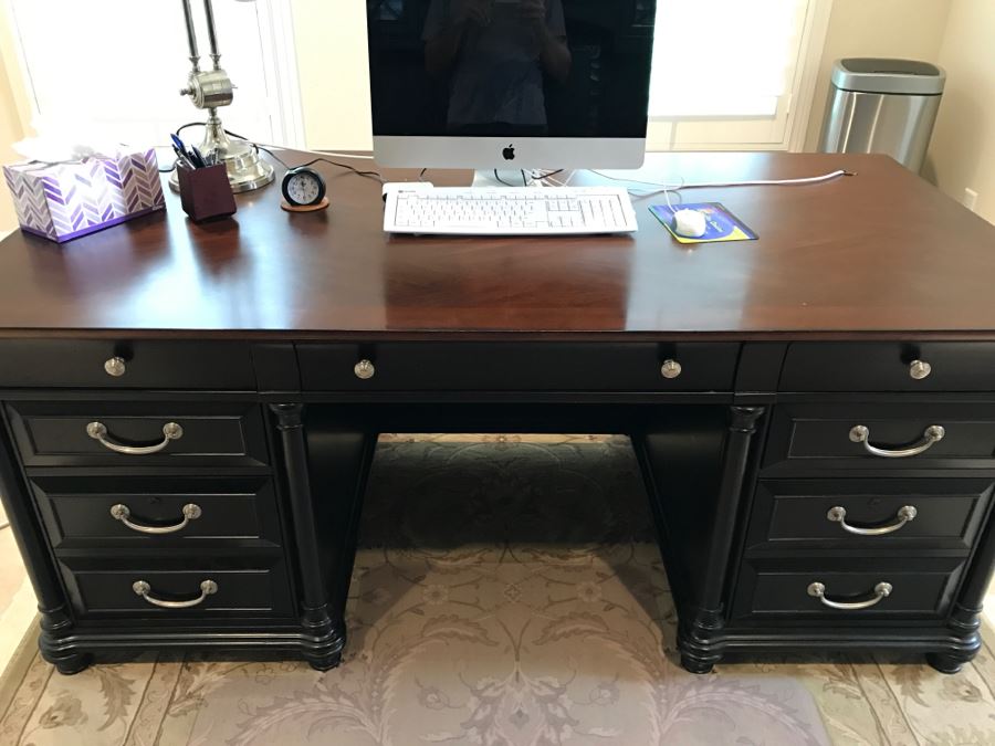 Nice Executive Desk By Liberty Furniture Industries