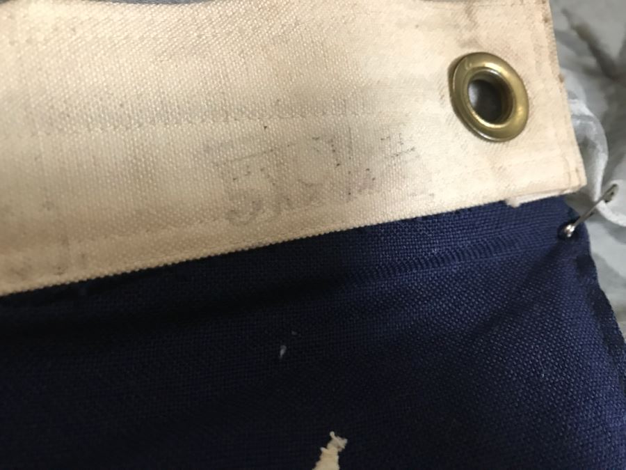 JUST ADDED - Large 5' X 9' Vintage 48 Star American Flag [Photo 12]