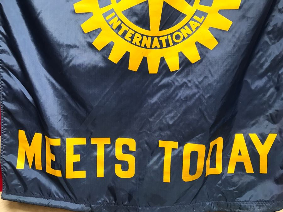 JUST ADDED - Rotary Club Meets Today Banner Flag Rotary International [Photo 4]