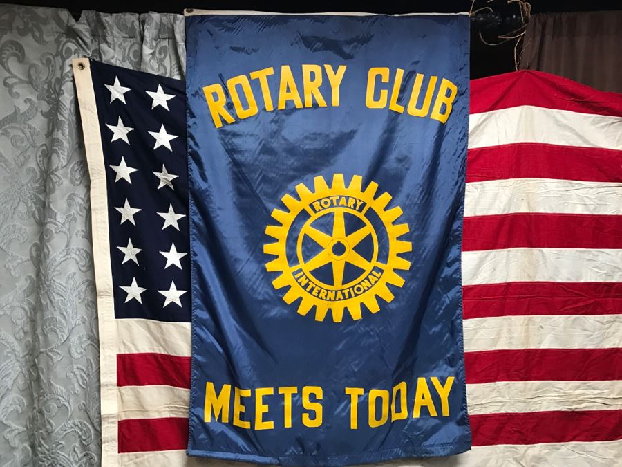 JUST ADDED - Rotary Club Meets Today Banner Flag Rotary International [Photo 1]