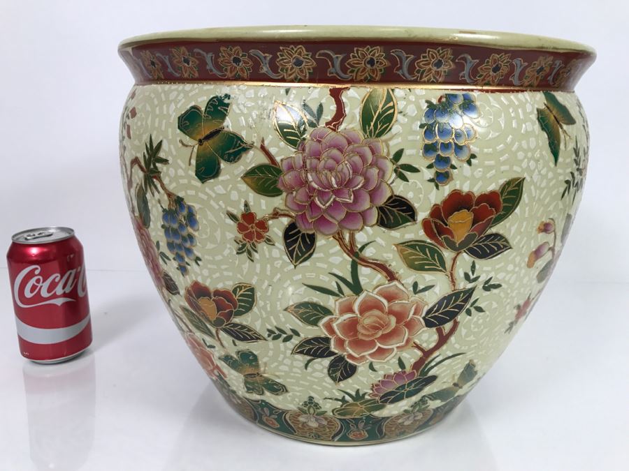 JUST ADDED - Contemporary 14' Chinese Fish Bowl Planter [Photo 8]