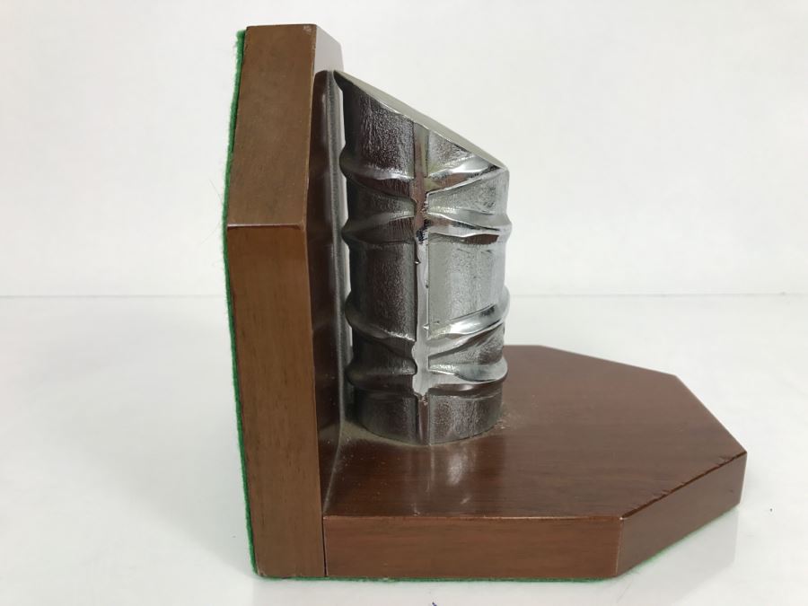 JUST ADDED - Bookend Of Chromed Steel Rod From San Onofre Nuclear Power Plant  [Photo 6]