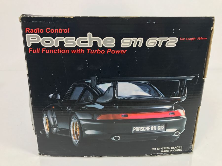 JUST ADDED - Porsche 911 GT2 Remoted Controlled Car In Box - Body Of Car Appears To Be Damaged Inside Box [Photo 14]