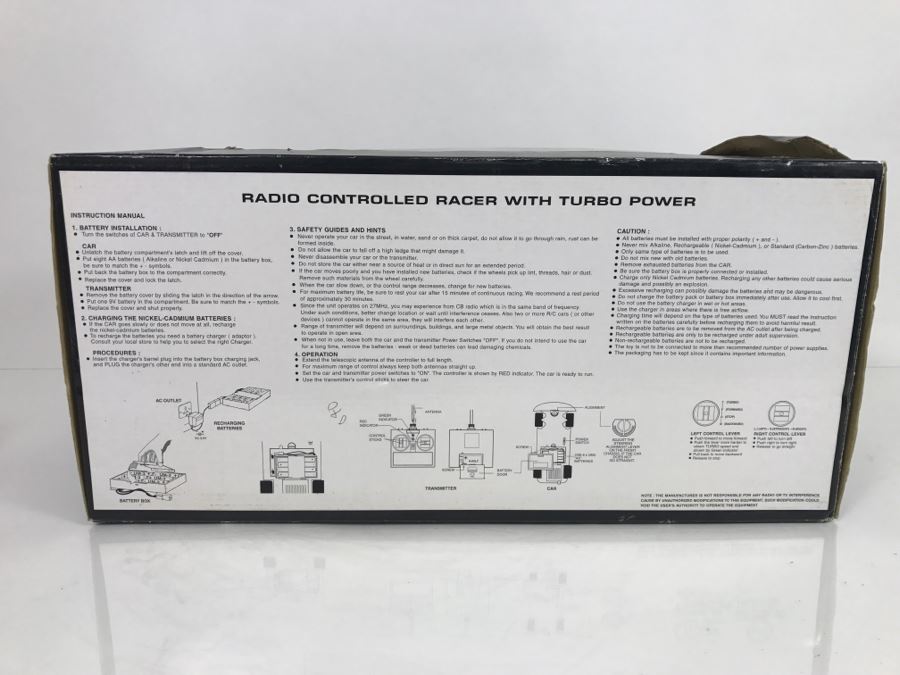 JUST ADDED - Porsche 911 GT2 Remoted Controlled Car In Box - Body Of Car Appears To Be Damaged Inside Box [Photo 12]