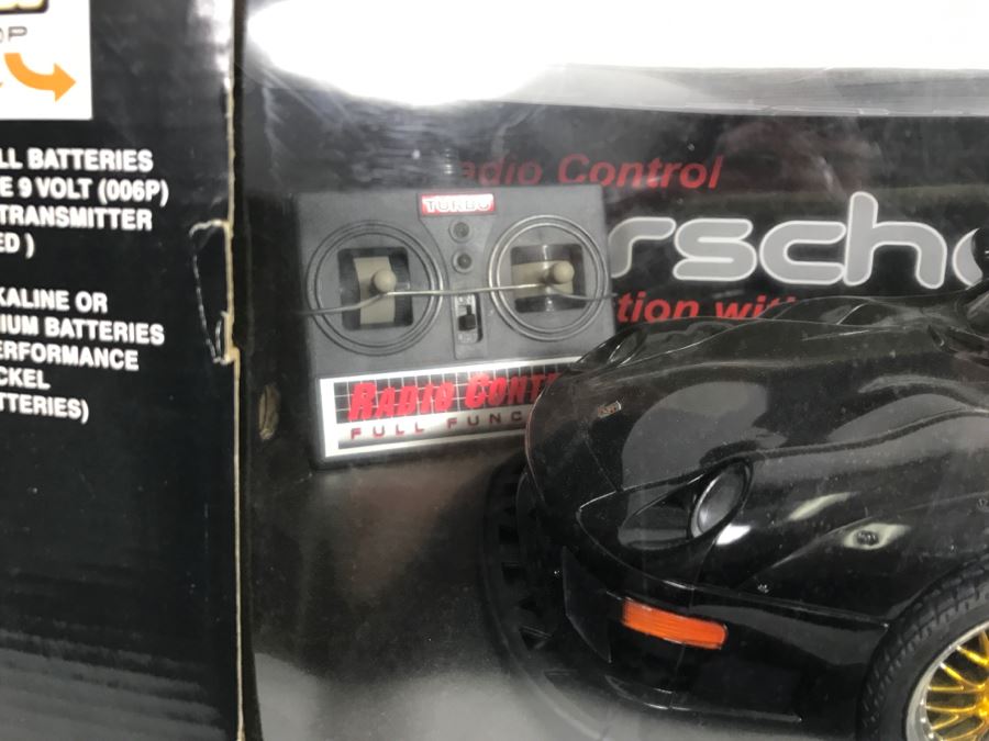 JUST ADDED - Porsche 911 GT2 Remoted Controlled Car In Box - Body Of Car Appears To Be Damaged Inside Box [Photo 8]